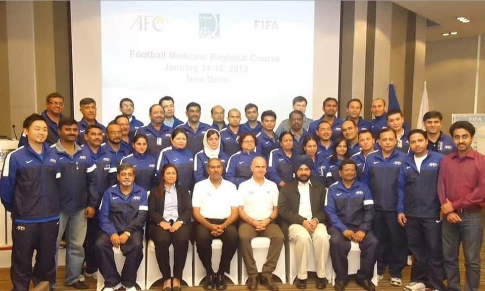 AFC / FIFA Football Medicine Regional Course, New Delhi 2013